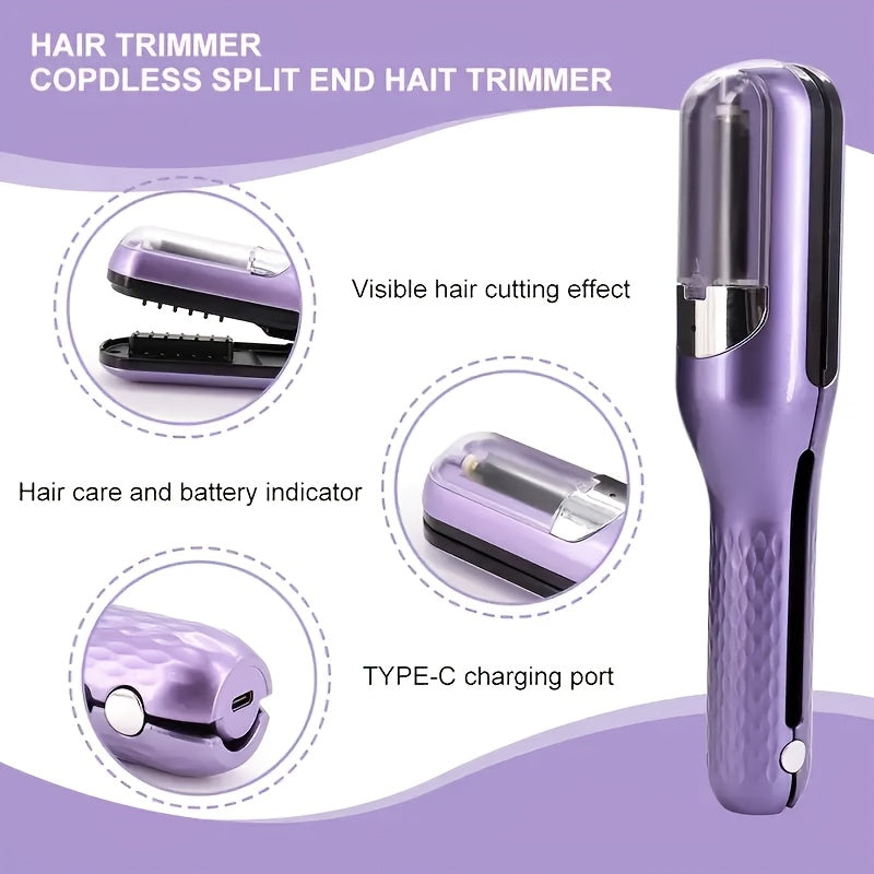 2 in 1 Hair Straightener & Cordless Split-end Remover