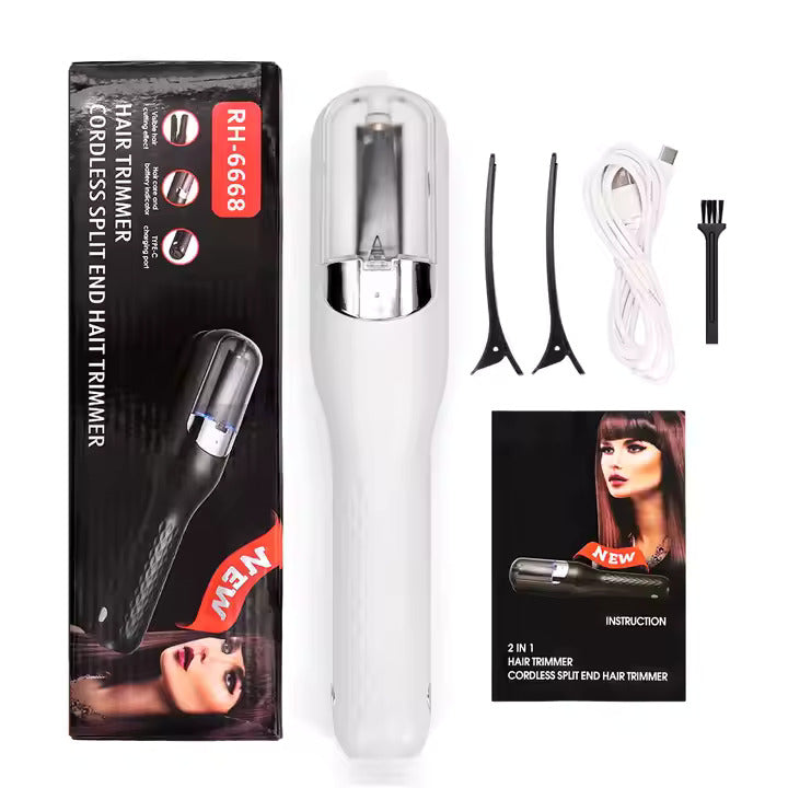 2 in 1 Hair Straightener & Cordless Split-end Remover
