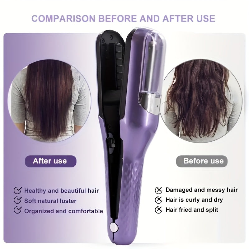 2 in 1 Hair Straightener & Cordless Split-end Remover
